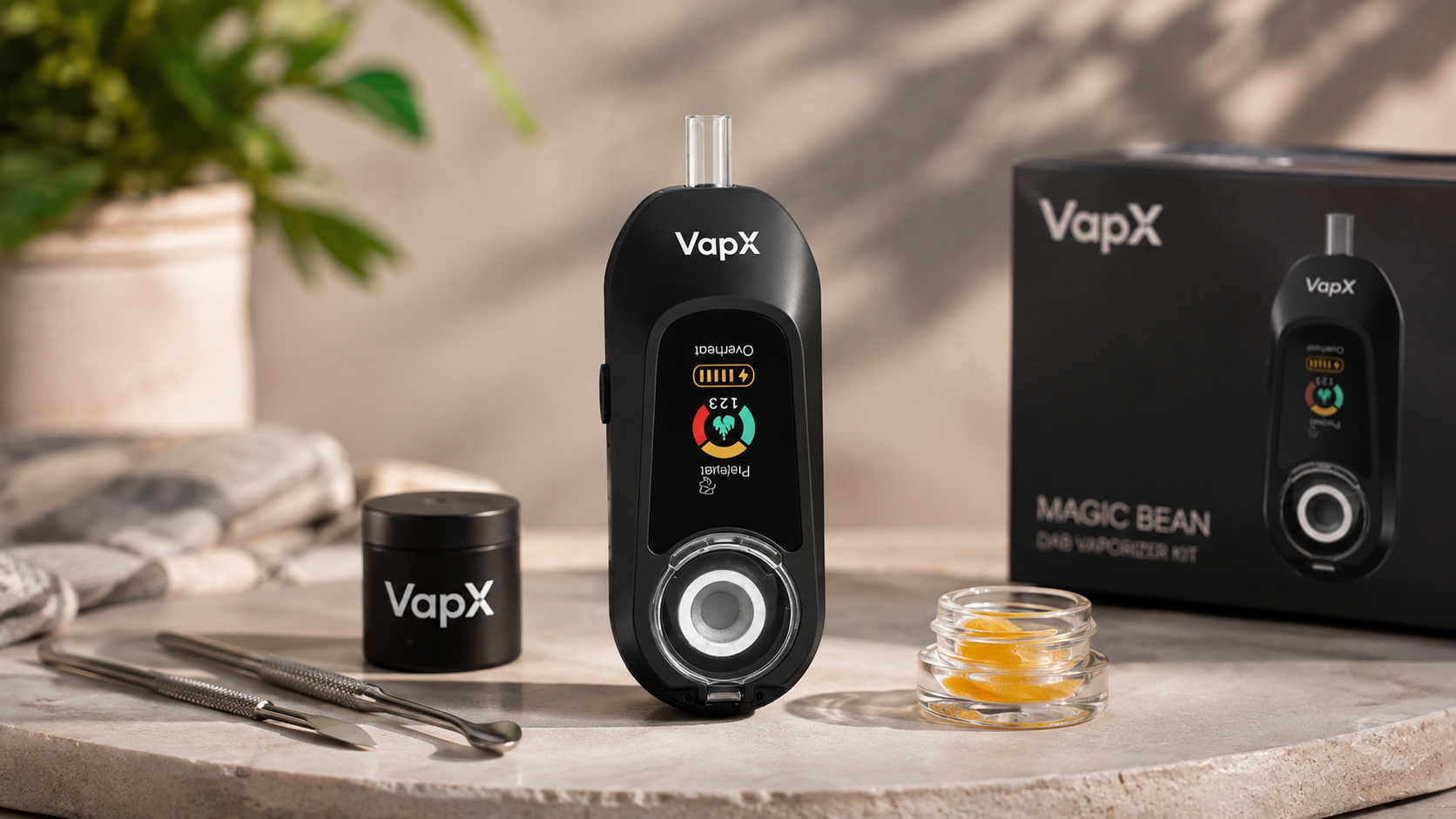 VapX Reusable Magic Bean Dab Vaporizer Kit