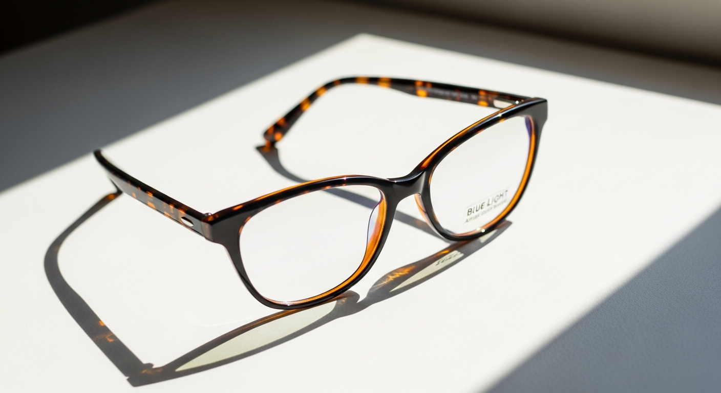 Elklook Stay Cat Eye Blue Light Glasses with wide cat-eye frames for everyday screen use and stylish daily wear