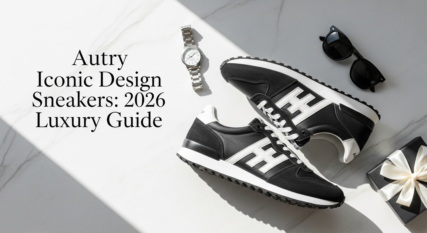 Autry Iconic Design Sneaker in white leather with medalist logo on side panel