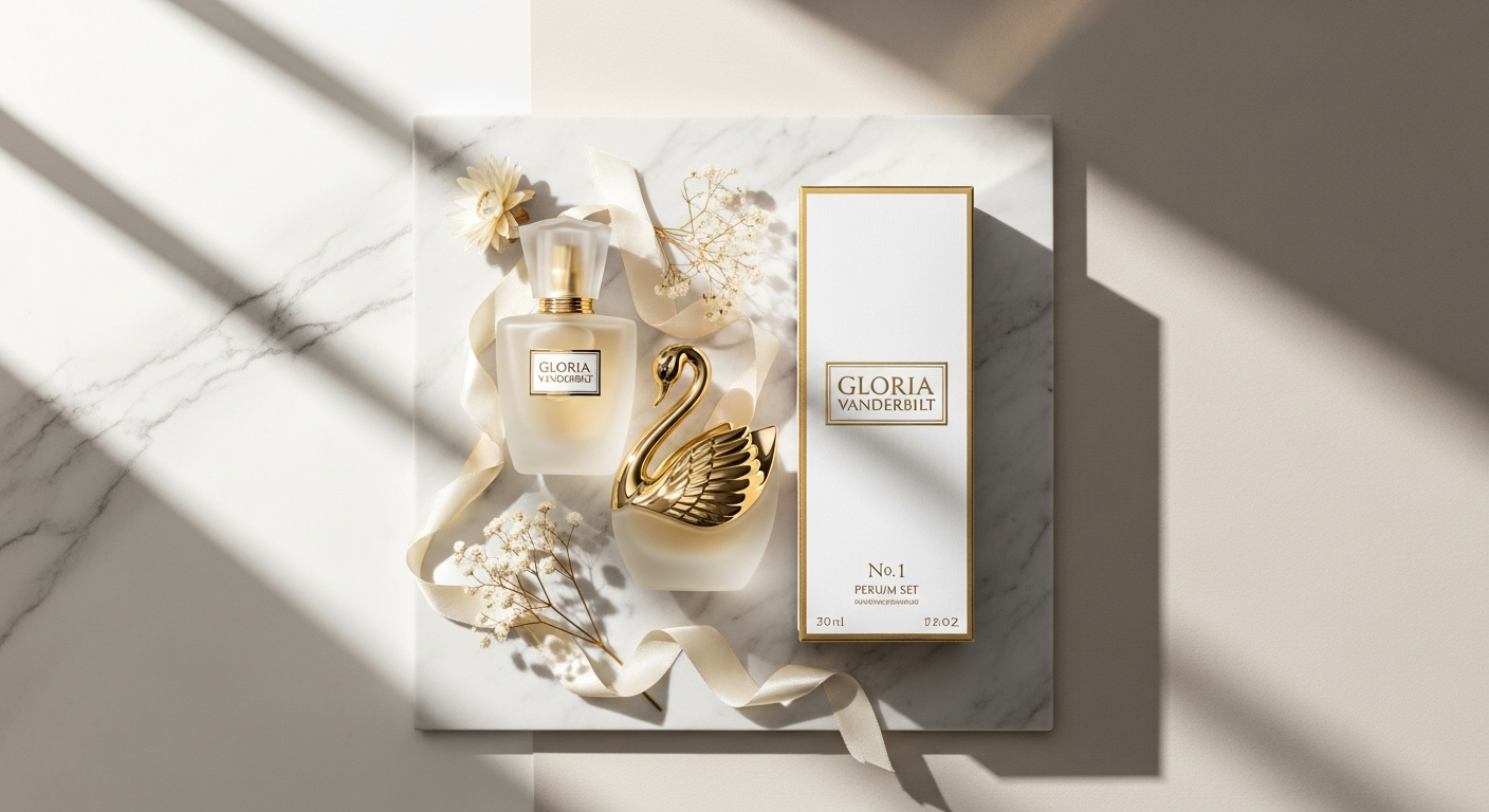 Gloria Vanderbilt No. 1 Perfume Gift Set with elegant packaging and fragrance bottles