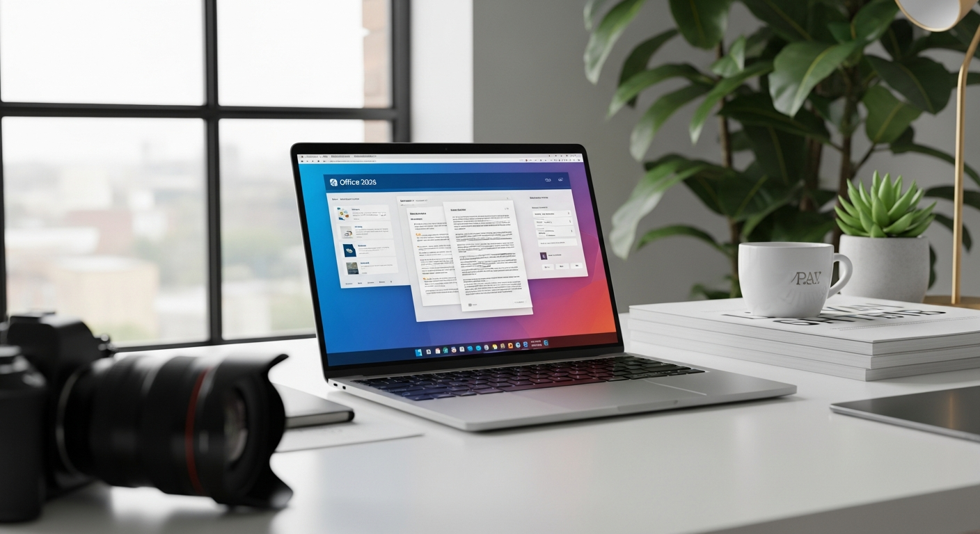 Microsoft Office 2026 Professional Plus License box with productivity applications displayed