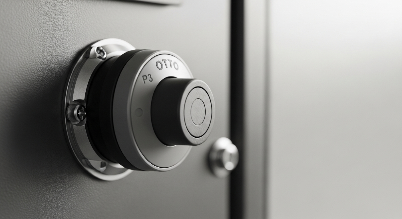 OTTO P3 Series sealed pushbutton switch in extreme industrial environment