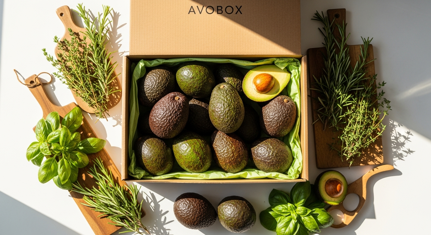 Premium California Hass avocados in a farm-fresh subscription box delivery