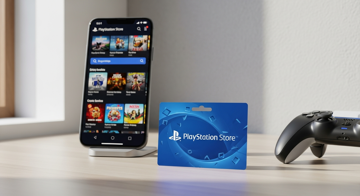 PlayStation Store Gift Card FR digital code redemption on French PSN account
