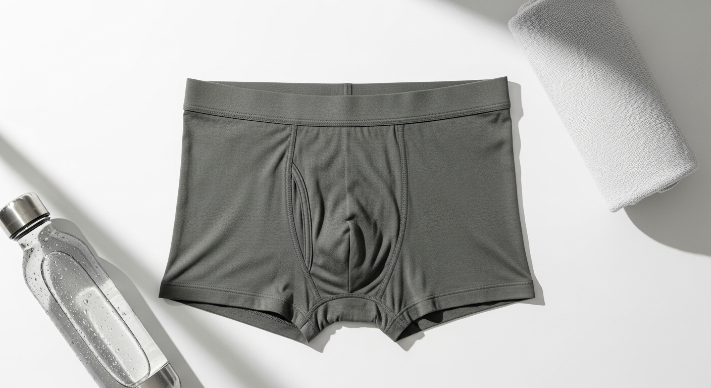Step One Men's Bamboo Boxer Briefs product display showing fabric texture and design details