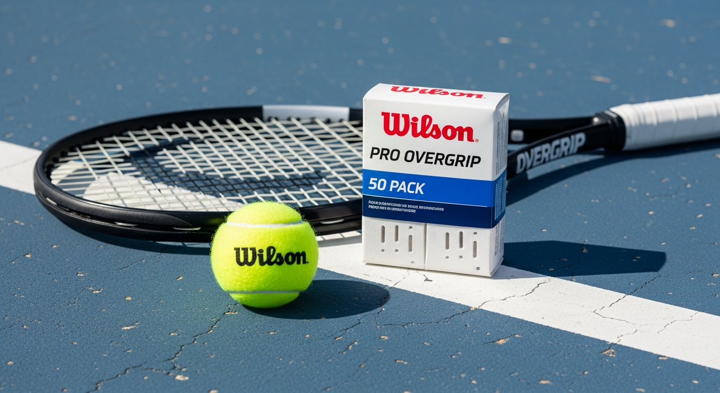 Wilson Pro Overgrip Tennis Grip 50-Pack White professional tennis equipment