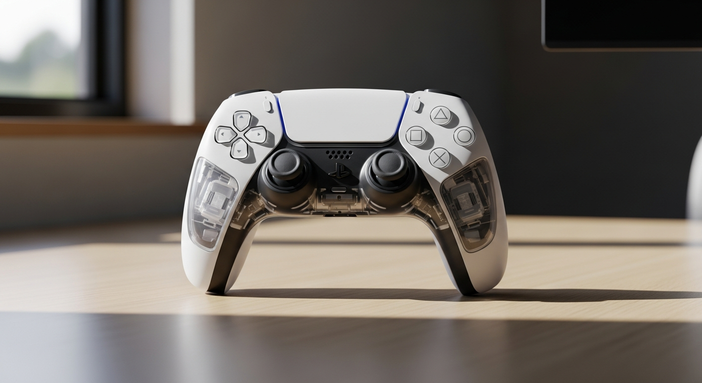Sony DualSense Wireless Controller for PS5 with haptic feedback and adaptive triggers