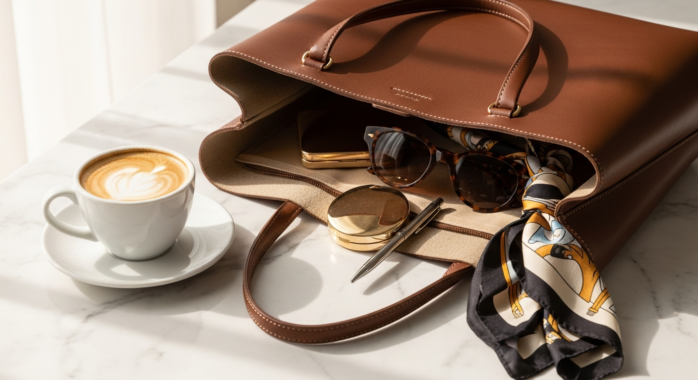 Verafied Chocolate Club Bag in rich chocolate brown waxed leather with silver hardware