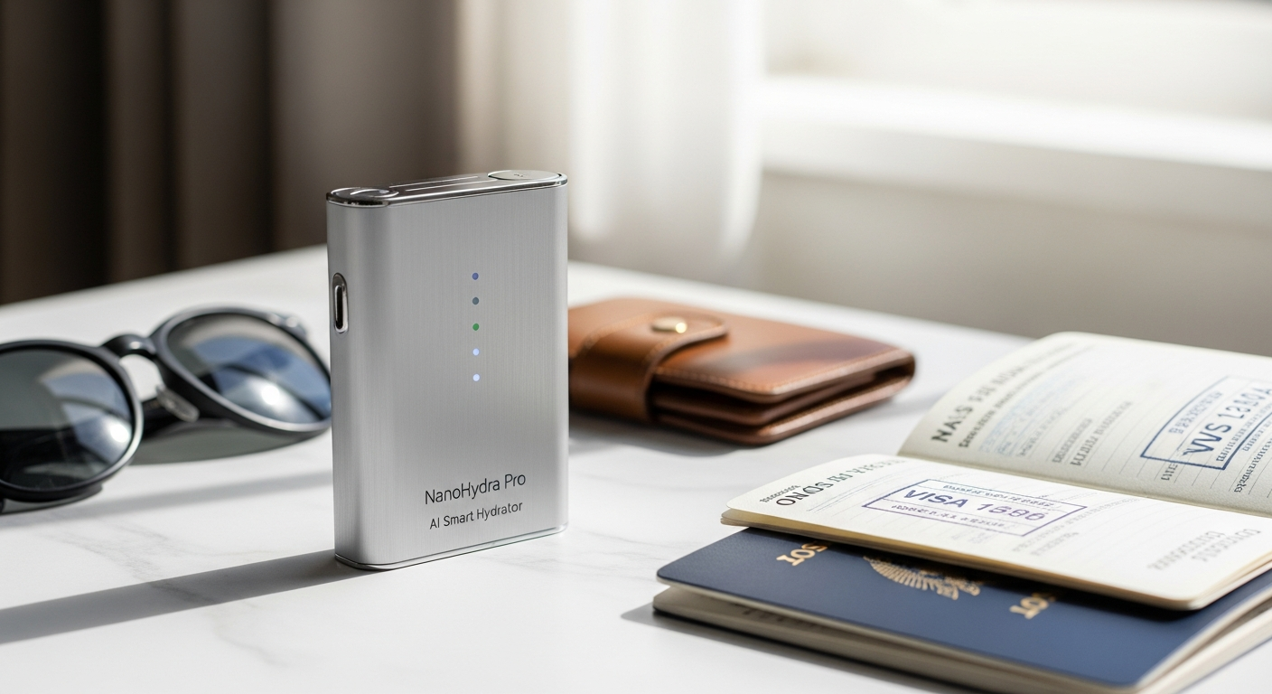 NanoHydra Pro AI Smart Hydrator device with nano-mist technology for professional skincare