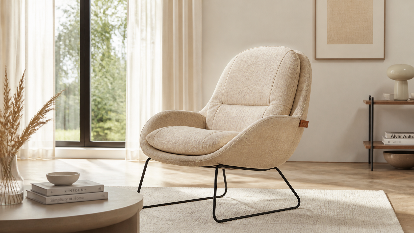 SACKit Cord Lounge Chair hand-woven rope design on modern terrace